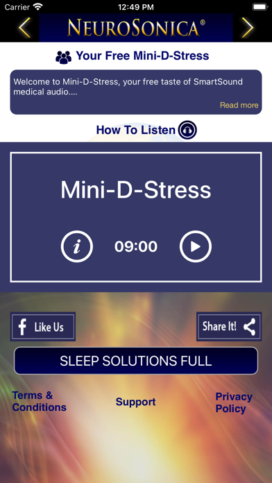 Sleep Solutions with DeStress screenshot 2