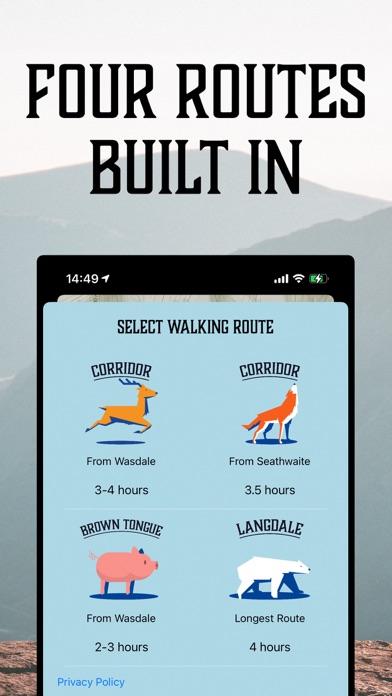 Scafell Pike Offline Map screenshot 2