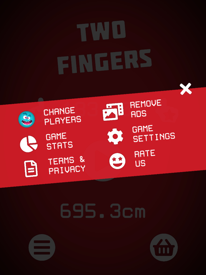 Two Fingers Follow The Lines