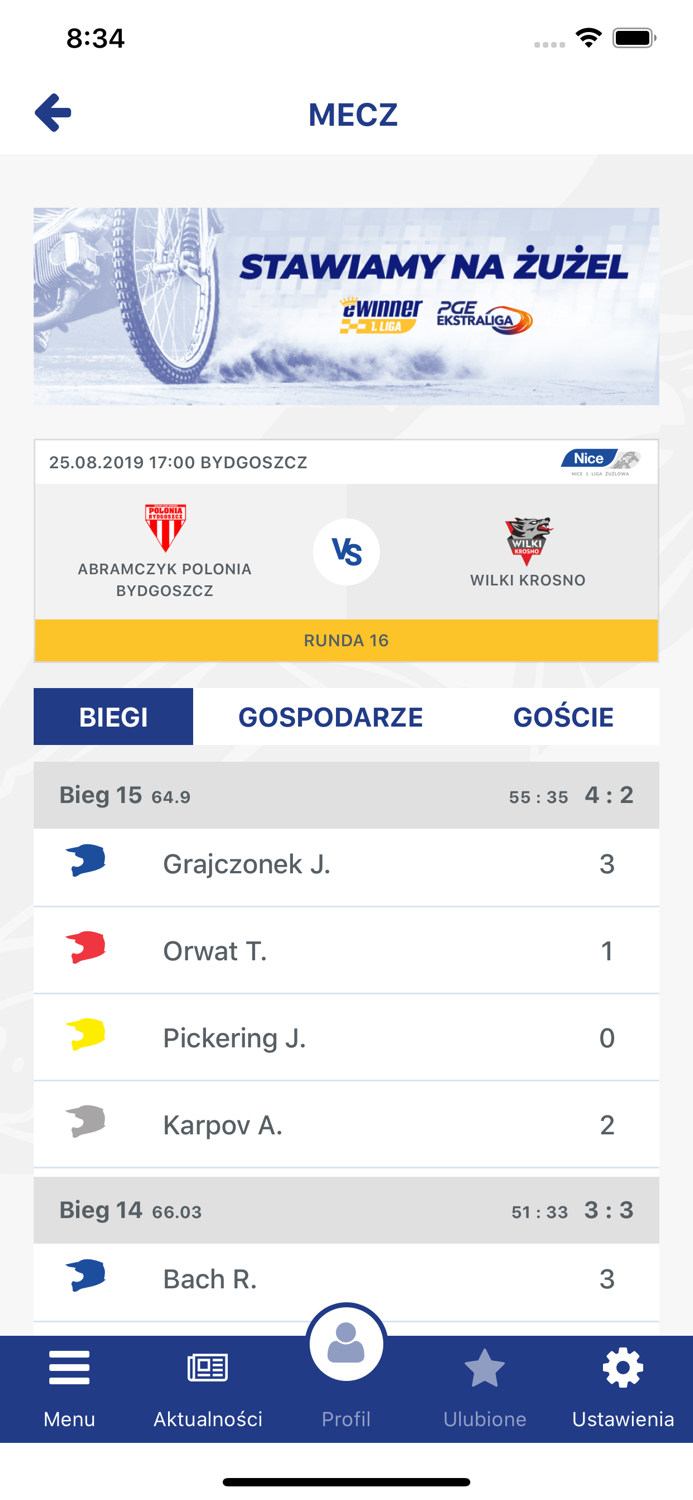eWinner Żużel 1 i 2 liga