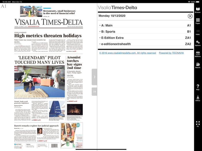 Visalia Times-Delta Print