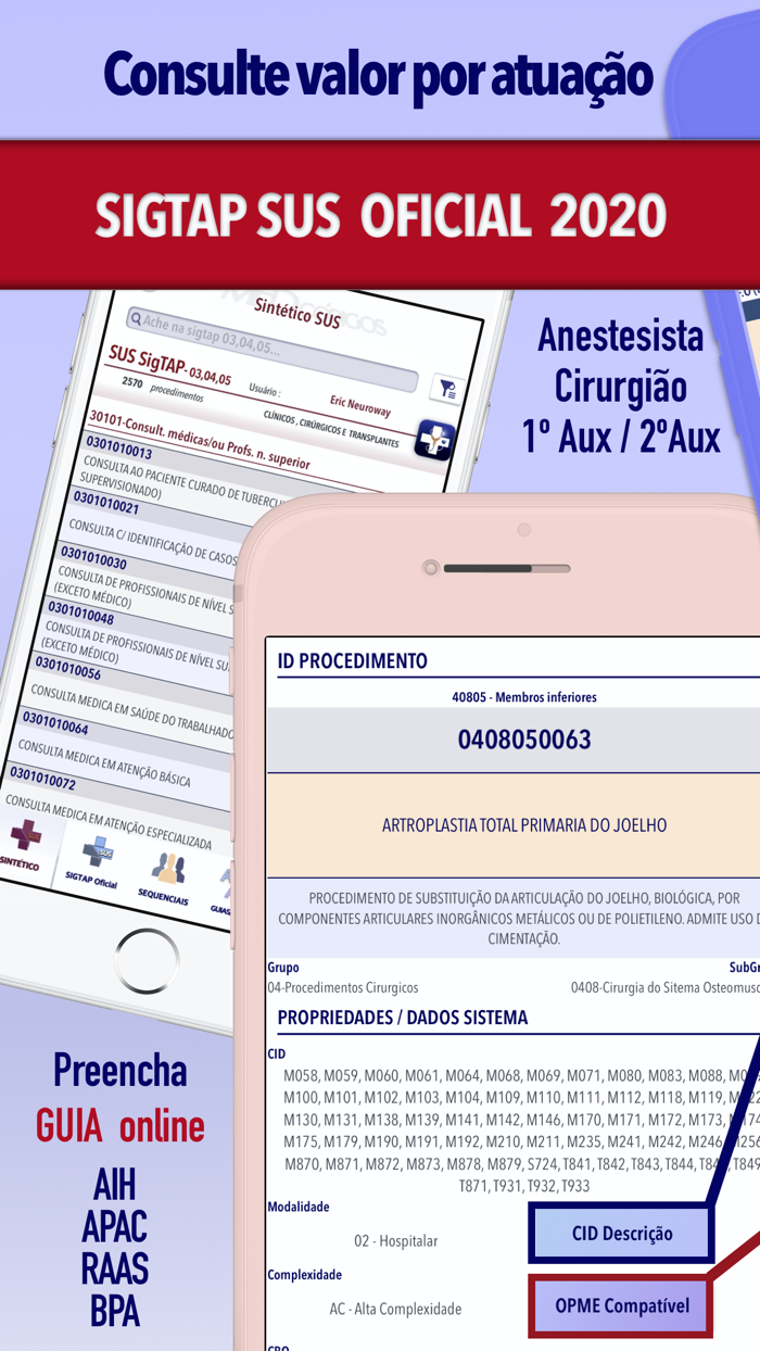 MEDcodigos TUSS SUS CID CBHPM