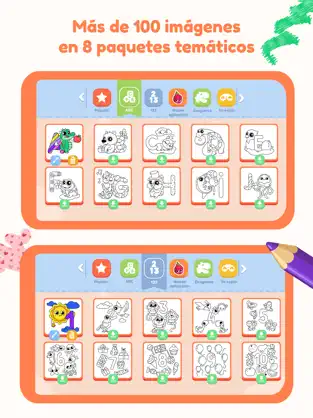 Captura de Pantalla 2 Keiki Colorear Juegos de niños iphone