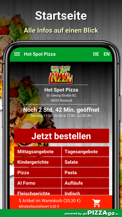 Hot Spot Pizza Rostock screenshot 2