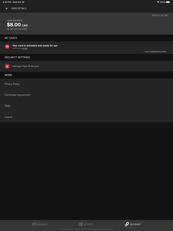Wirelesswave Balance Checker