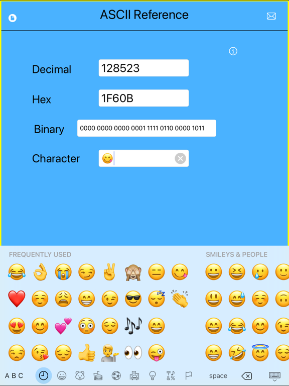 ASCII & Unicode Reference screenshot 3
