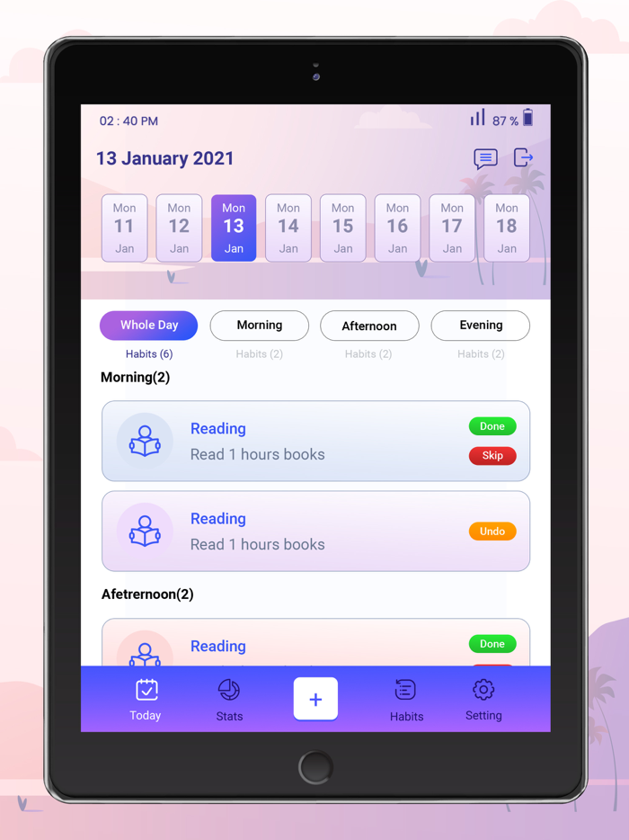 Motiva Habit Tracker