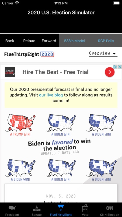 2020 US Election Simulator screenshot-4