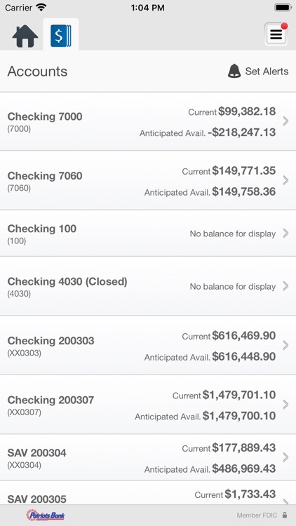 Patriots Bank Business screenshot-3