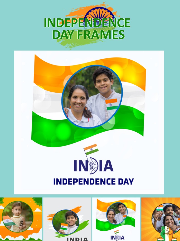 15 August Photo Frame Wishes