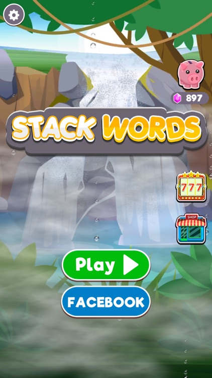 Stack Words Puzzle