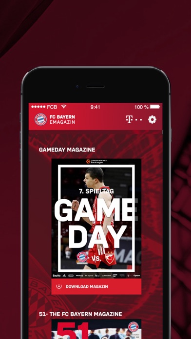 FC Bayern eMagazine App screenshot 3