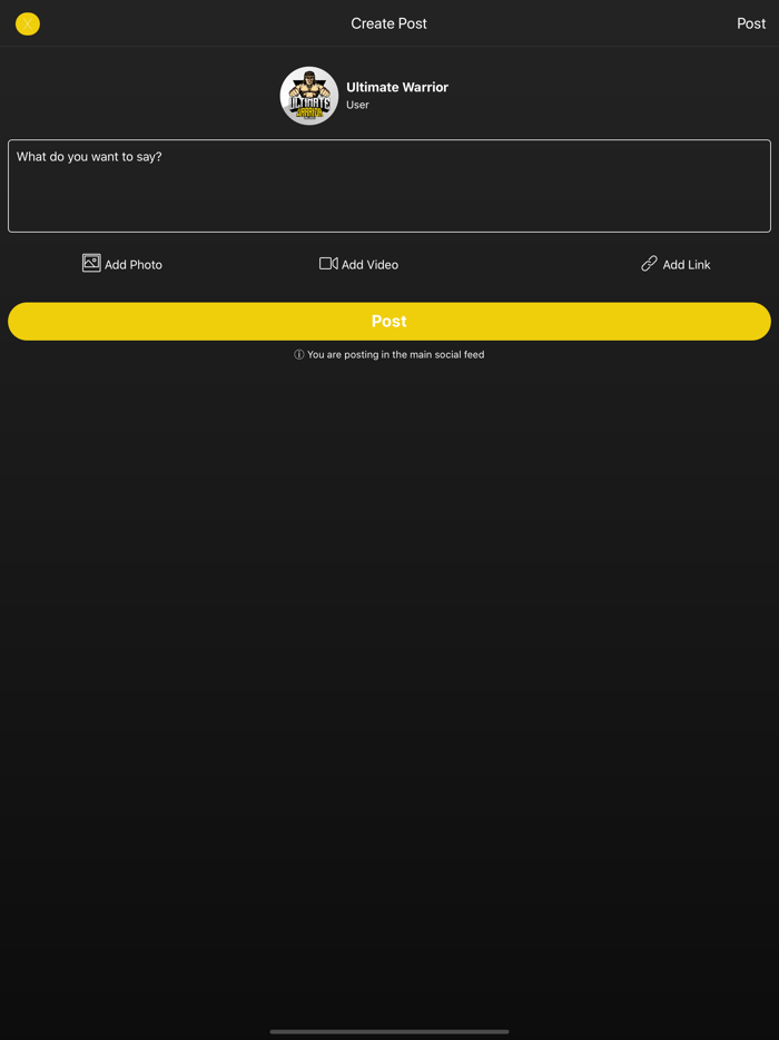 Ultimate Warrior Challenges