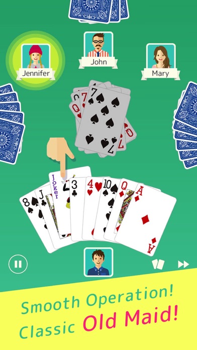 How to cancel & delete Old Maid - Popular Card Game from iphone & ipad 1