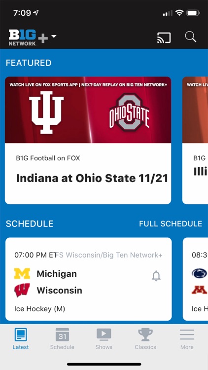 Big Ten Network+