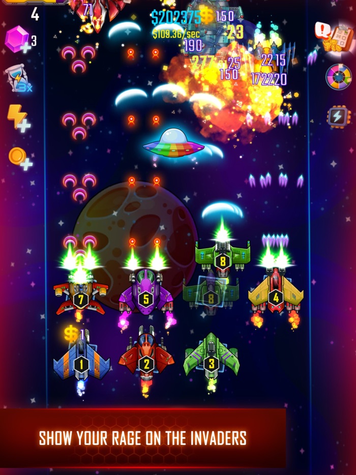 Space Defenders Merge  Idle
