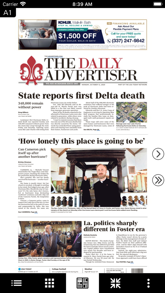 Daily Advertiser Print