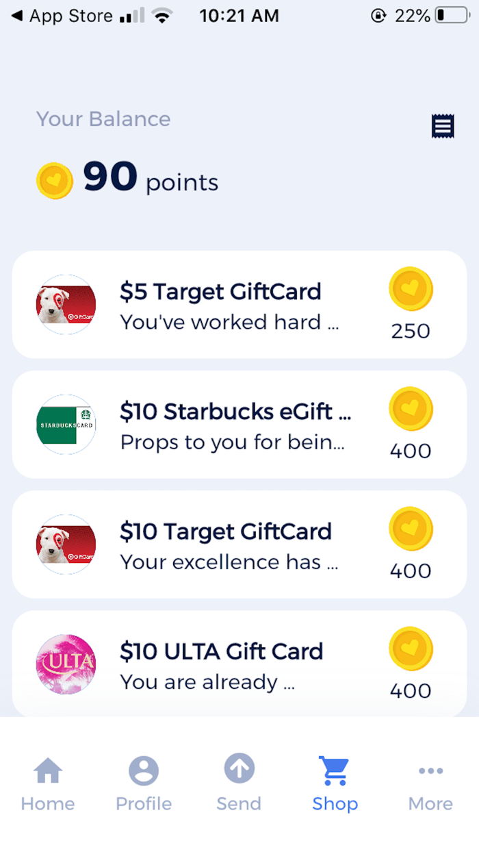 Props Love Show Appreciation