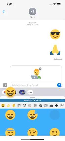 Game screenshot Emoji Stickers - for Messages apk