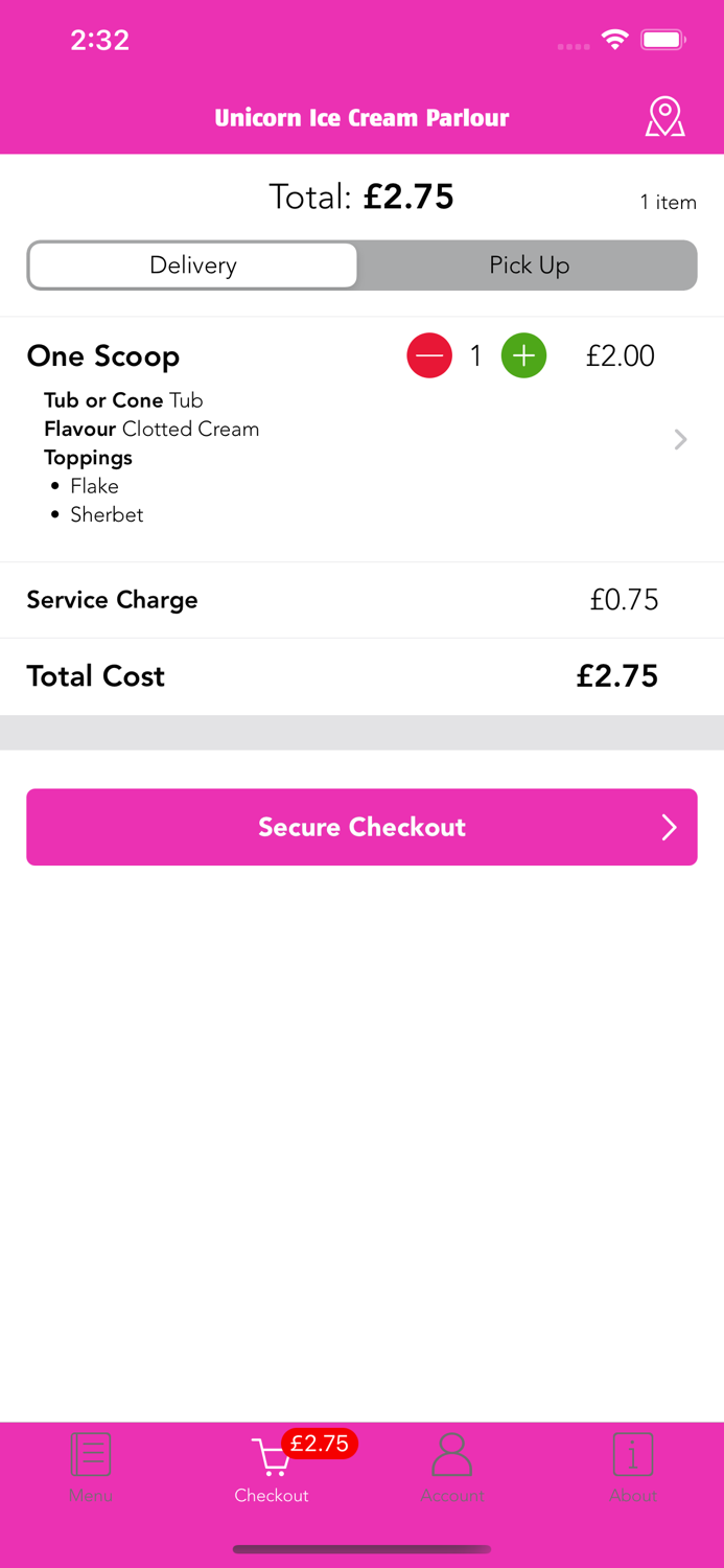 Unicorn Ice Cream Parlour