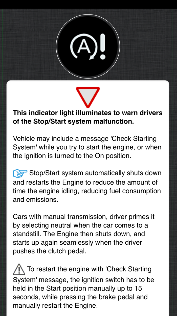 Land Rover Warning Lights Info