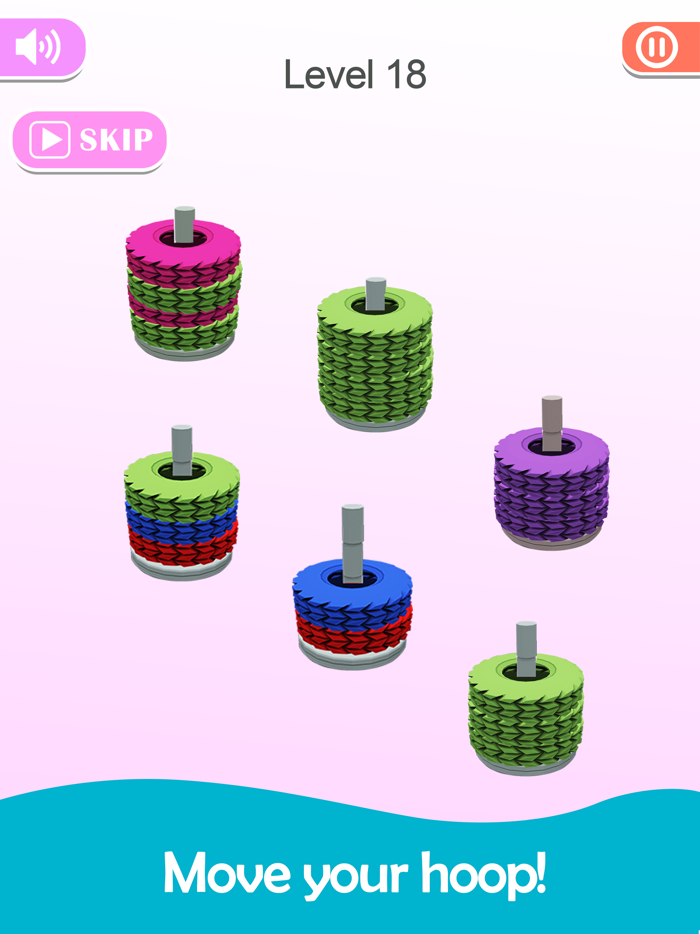 Stack Sort - Color Hoop