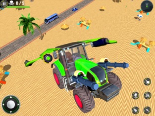 Bat Hero Flying Tractor Jet 3D, game for IOS