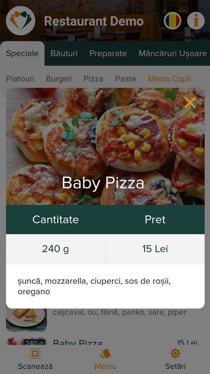 Apero Menu