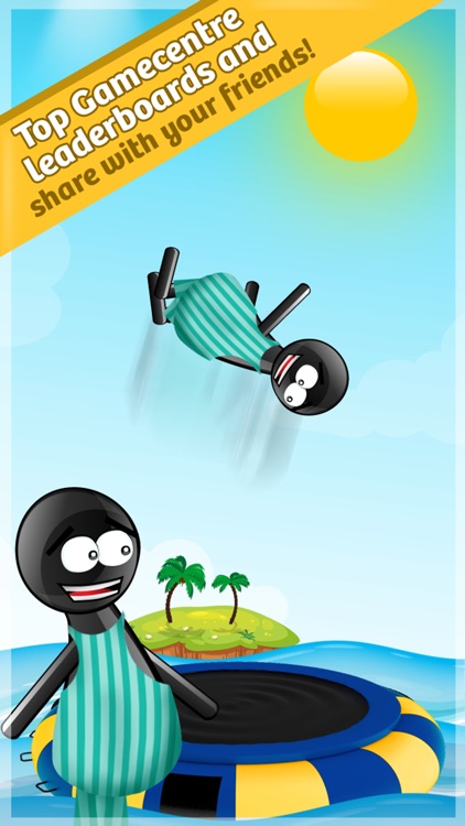 Stickman Water Trampoline