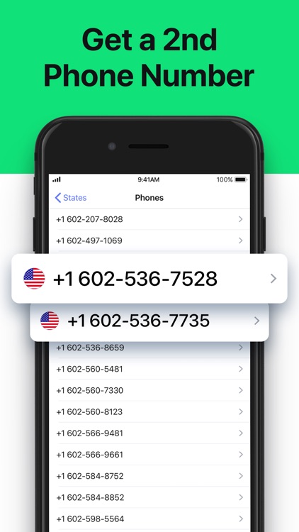 2Number - Second Phone Number screenshot-0