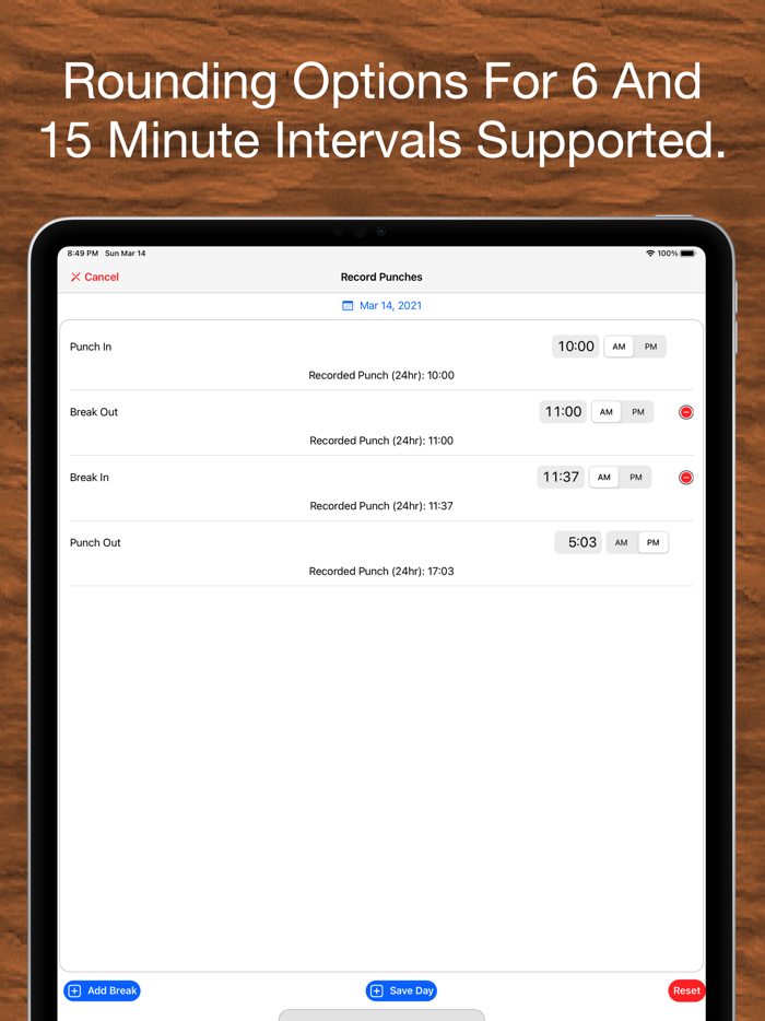 Time Clock Helper - Advanced