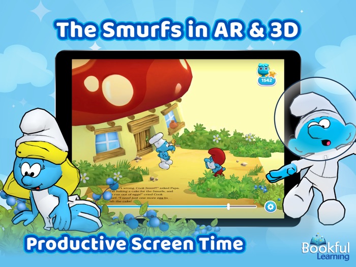 Bookful Learning Smurfs Time