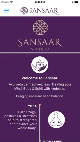 Game screenshot Sansaar Yoga Ayurveda Wellness apk