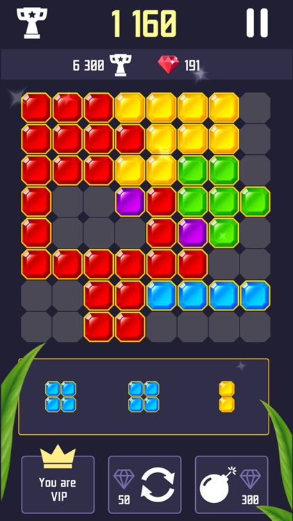 Puzzle and blocks: jewel