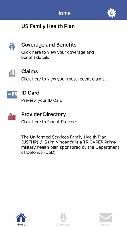 USFHP – SVCMC Member Portal