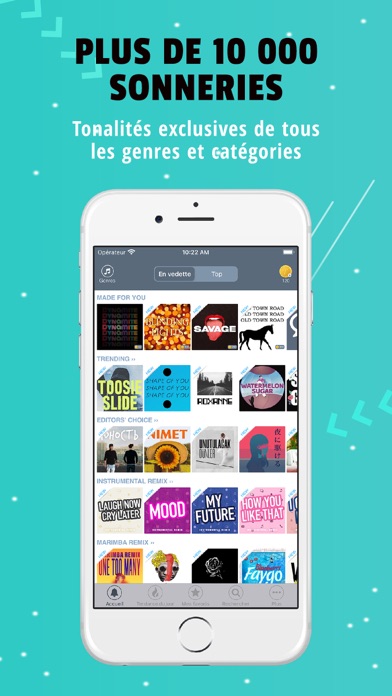 Sonneries Tuunes pour iPhone Sonneries Tuunes pour iPhone