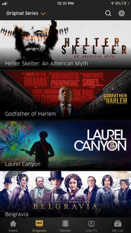 EPIX NOW: Watch TV and Movies