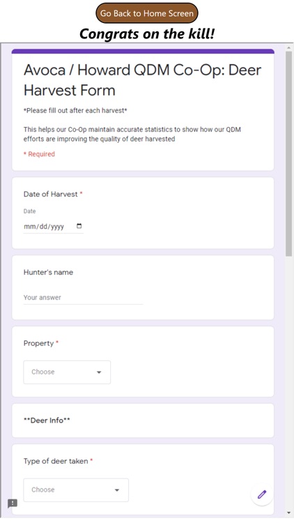 Avoca/Howard QDM Co-Op