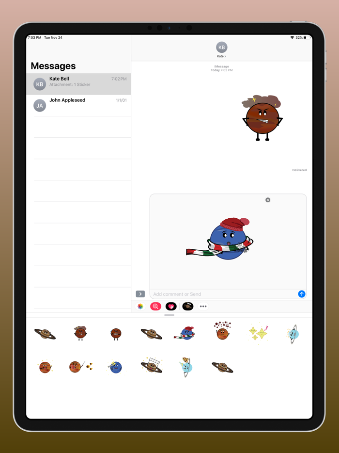 Space Planets  Stickers