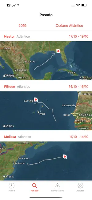 Captura de Pantalla 4 Mi Rastreador de Huracanes iphone