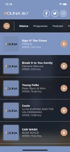 Screenshot 2 Duna iphone
