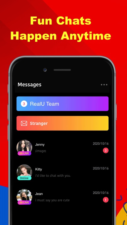 RealU-Live Video Chat, Hook up screenshot-4