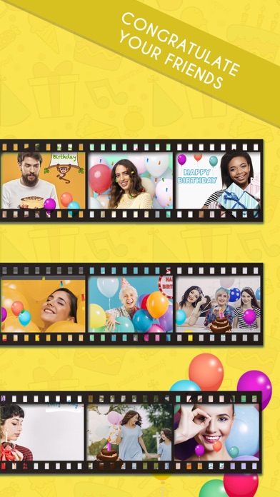 Birthday Gifs - Video Editor screenshot 3