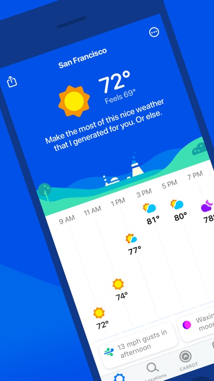 CARROT Weather screenshot-0