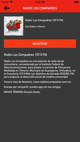 Game screenshot Radio Los Compadres 107.5 FM apk
