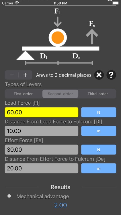 Levers Calculator screenshot-5