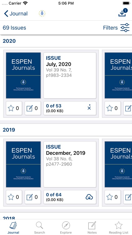 ESPEN Journals screenshot-3