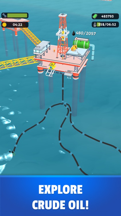 Idle Oil Rig