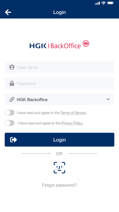 How to cancel & delete HGK BackOffice from iphone & ipad 1
