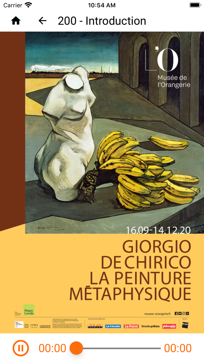 Chirico. Peinture métaphysique